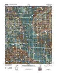 Silver Ridge Arkansas Historical topographic map, 1:24000 scale, 7.5 X 7.5 Minute, Year 2011
