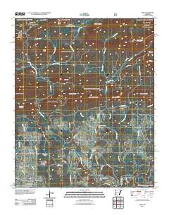 Sims Arkansas Historical topographic map, 1:24000 scale, 7.5 X 7.5 Minute, Year 2011