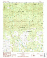 Sims Arkansas Historical topographic map, 1:24000 scale, 7.5 X 7.5 Minute, Year 1986