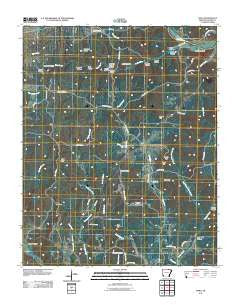 Sitka Arkansas Historical topographic map, 1:24000 scale, 7.5 X 7.5 Minute, Year 2011