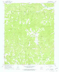 Sitka Arkansas Historical topographic map, 1:24000 scale, 7.5 X 7.5 Minute, Year 1968