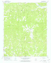 Sitka Arkansas Historical topographic map, 1:24000 scale, 7.5 X 7.5 Minute, Year 1968