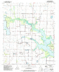 Slovak Arkansas Historical topographic map, 1:24000 scale, 7.5 X 7.5 Minute, Year 1994