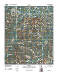 Smackover Arkansas Historical topographic map, 1:24000 scale, 7.5 X 7.5 Minute, Year 2011