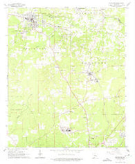 Smackover Arkansas Historical topographic map, 1:24000 scale, 7.5 X 7.5 Minute, Year 1962