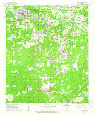 Smackover Arkansas Historical topographic map, 1:24000 scale, 7.5 X 7.5 Minute, Year 1962