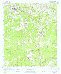 Smackover Arkansas Historical topographic map, 1:24000 scale, 7.5 X 7.5 Minute, Year 1962