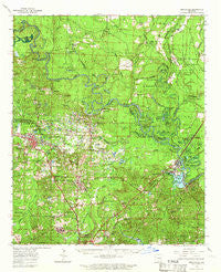 Smackover Arkansas Historical topographic map, 1:62500 scale, 15 X 15 Minute, Year 1964