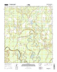 Smackover NE Arkansas Current topographic map, 1:24000 scale, 7.5 X 7.5 Minute, Year 2014