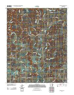 Smithville Arkansas Historical topographic map, 1:24000 scale, 7.5 X 7.5 Minute, Year 2011