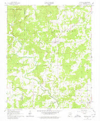 Smithville Arkansas Historical topographic map, 1:24000 scale, 7.5 X 7.5 Minute, Year 1965
