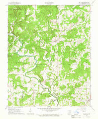 Smithville Arkansas Historical topographic map, 1:24000 scale, 7.5 X 7.5 Minute, Year 1965
