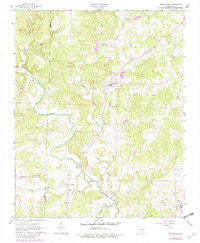 Smithville Arkansas Historical topographic map, 1:24000 scale, 7.5 X 7.5 Minute, Year 1965
