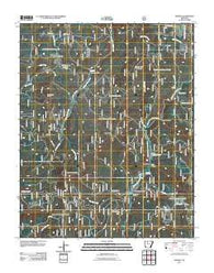 Smyrna Arkansas Historical topographic map, 1:24000 scale, 7.5 X 7.5 Minute, Year 2011
