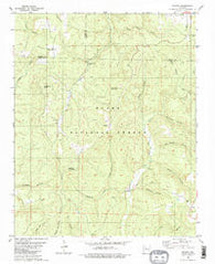 Smyrna Arkansas Historical topographic map, 1:24000 scale, 7.5 X 7.5 Minute, Year 1980