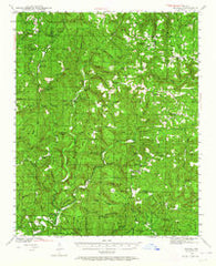 Smyrna Arkansas Historical topographic map, 1:62500 scale, 15 X 15 Minute, Year 1940