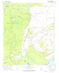 Snow Lake Arkansas Historical topographic map, 1:24000 scale, 7.5 X 7.5 Minute, Year 1967