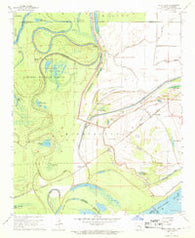 Snow Lake Arkansas Historical topographic map, 1:24000 scale, 7.5 X 7.5 Minute, Year 1967