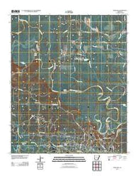 Snow Hill Arkansas Historical topographic map, 1:24000 scale, 7.5 X 7.5 Minute, Year 2011