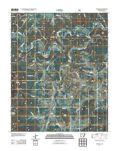 Snowball Arkansas Historical topographic map, 1:24000 scale, 7.5 X 7.5 Minute, Year 2011