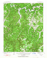 Snowball Arkansas Historical topographic map, 1:62500 scale, 15 X 15 Minute, Year 1939