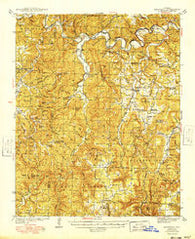 Snowball Arkansas Historical topographic map, 1:62500 scale, 15 X 15 Minute, Year 1949