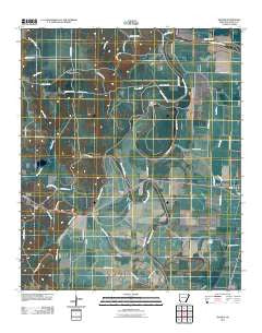Snyder Arkansas Historical topographic map, 1:24000 scale, 7.5 X 7.5 Minute, Year 2011