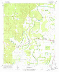 Snyder Arkansas Historical topographic map, 1:24000 scale, 7.5 X 7.5 Minute, Year 1960