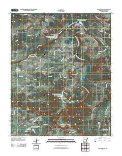 Solgohachia Arkansas Historical topographic map, 1:24000 scale, 7.5 X 7.5 Minute, Year 2011