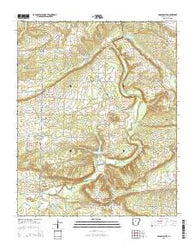 Solgohachia Arkansas Current topographic map, 1:24000 scale, 7.5 X 7.5 Minute, Year 2014