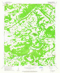 Solgohachia Arkansas Historical topographic map, 1:24000 scale, 7.5 X 7.5 Minute, Year 1962