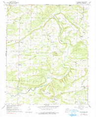 Solgohachia Arkansas Historical topographic map, 1:24000 scale, 7.5 X 7.5 Minute, Year 1962