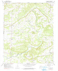 Solgohachia Arkansas Historical topographic map, 1:24000 scale, 7.5 X 7.5 Minute, Year 1962
