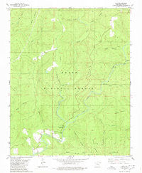 Solo Arkansas Historical topographic map, 1:24000 scale, 7.5 X 7.5 Minute, Year 1980