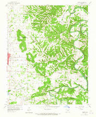 Sonora Arkansas Historical topographic map, 1:24000 scale, 7.5 X 7.5 Minute, Year 1958
