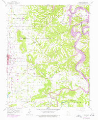 Sonora Arkansas Historical topographic map, 1:24000 scale, 7.5 X 7.5 Minute, Year 1958