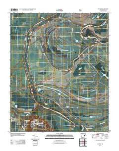 Soudan Arkansas Historical topographic map, 1:24000 scale, 7.5 X 7.5 Minute, Year 2011