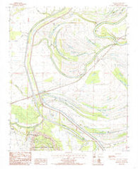 Soudan Arkansas Historical topographic map, 1:24000 scale, 7.5 X 7.5 Minute, Year 1984