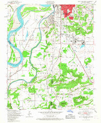 South Fort Smith Arkansas Historical topographic map, 1:24000 scale, 7.5 X 7.5 Minute, Year 1948