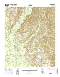 Sparkman Arkansas Current topographic map, 1:24000 scale, 7.5 X 7.5 Minute, Year 2014