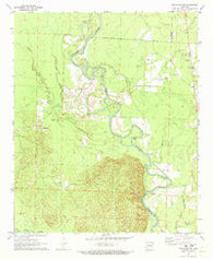 Sparkman NW Arkansas Historical topographic map, 1:24000 scale, 7.5 X 7.5 Minute, Year 1971