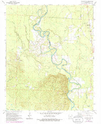 Sparkman NW Arkansas Historical topographic map, 1:24000 scale, 7.5 X 7.5 Minute, Year 1971