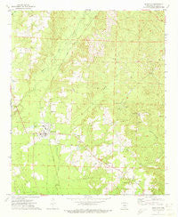 Sparkman Arkansas Historical topographic map, 1:24000 scale, 7.5 X 7.5 Minute, Year 1971
