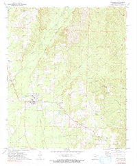 Sparkman Arkansas Historical topographic map, 1:24000 scale, 7.5 X 7.5 Minute, Year 1971