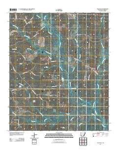 Spotville Arkansas Historical topographic map, 1:24000 scale, 7.5 X 7.5 Minute, Year 2011