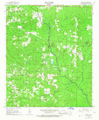 Spotville Arkansas Historical topographic map, 1:24000 scale, 7.5 X 7.5 Minute, Year 1966