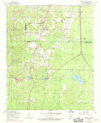 Spring Lake Arkansas Historical topographic map, 1:24000 scale, 7.5 X 7.5 Minute, Year 1954