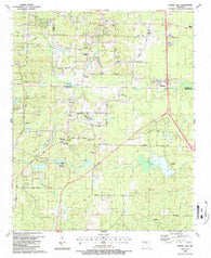 Spring Lake Arkansas Historical topographic map, 1:24000 scale, 7.5 X 7.5 Minute, Year 1987