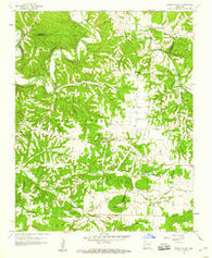 Spring Valley Arkansas Historical topographic map, 1:24000 scale, 7.5 X 7.5 Minute, Year 1958
