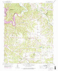 Spring Valley Arkansas Historical topographic map, 1:24000 scale, 7.5 X 7.5 Minute, Year 1958